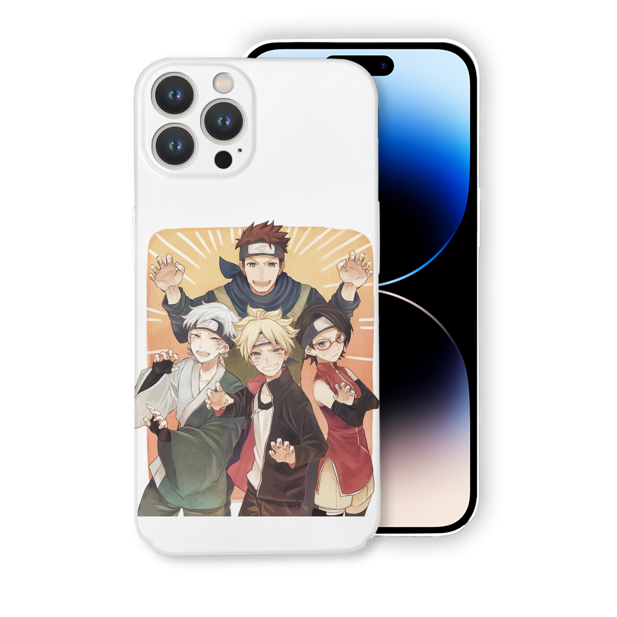 （画像用） NARUTO -ナルト- うちは サラダ Uchiha Sarada 【iPhone 14シリーズ対応】ハードケース